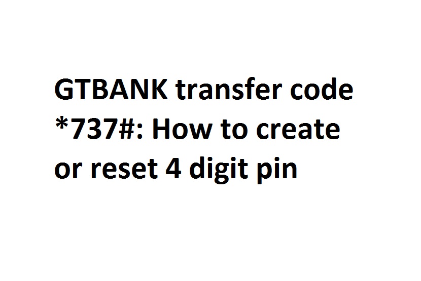 GTBANK transfer code